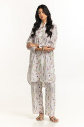 Leno Dobby Texture Printed Co-Ord Set IPST-44519