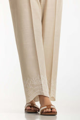 Beige Khaddar Embroidered Trouser IPT-44024