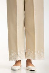 Beige Khaddar Embroidered Trouser IPT-44025