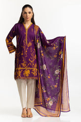 Lawn Printed Shirt And Printed Dupatta IUSTKD-234
