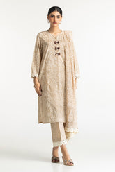 3 Piece Printed Lawn Suit IUSTKSD-206