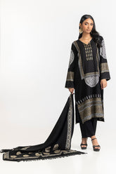 3 Piece Lacquer Printed Suit IUSTKSD-423