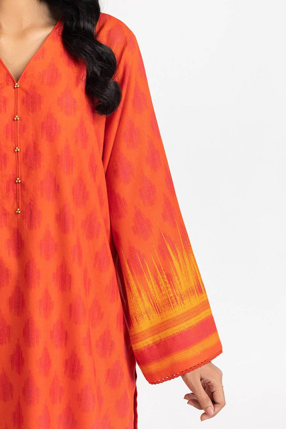 3 Piece Dhanak Printed Suit