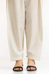 Beige Lawn Embroidered Shalwar IUSTTR-42010