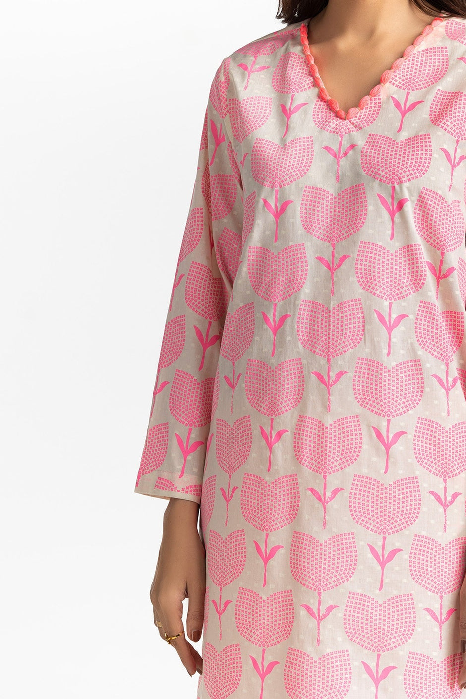 Jacquard Printed Shirt And Lawn Lacquer Printed Trouser IUSTTS-303