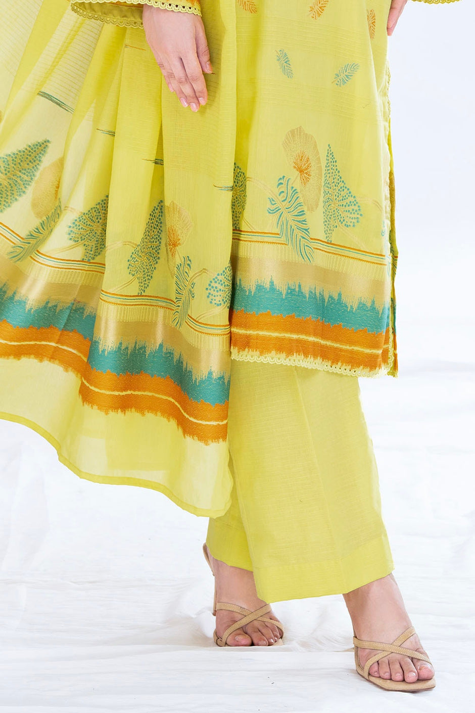 3 Piece Unstitched Jacquard Suit