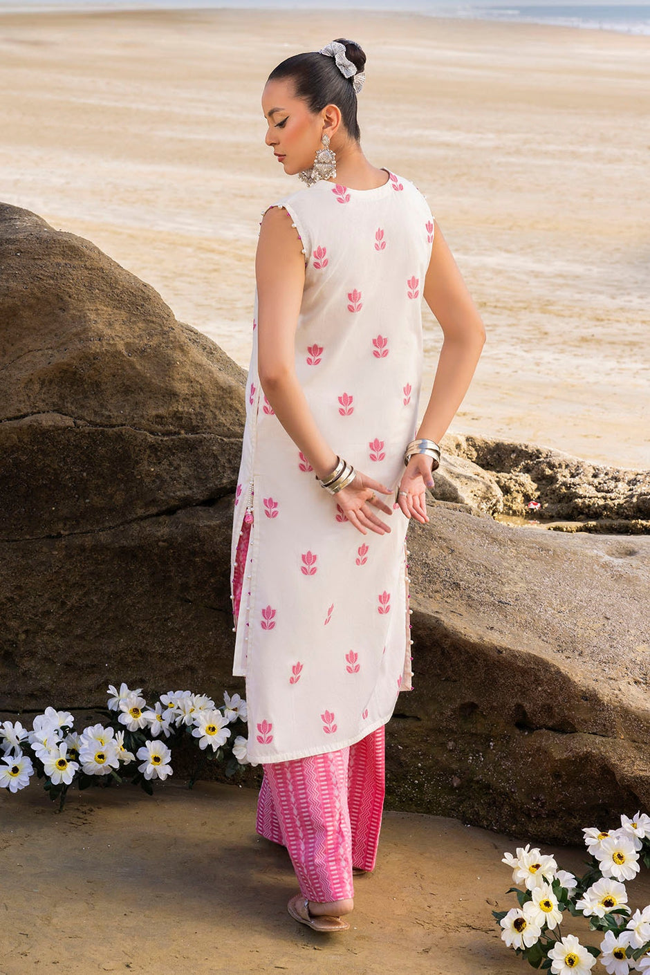 2 Piece Unstitched Jacquard Suit