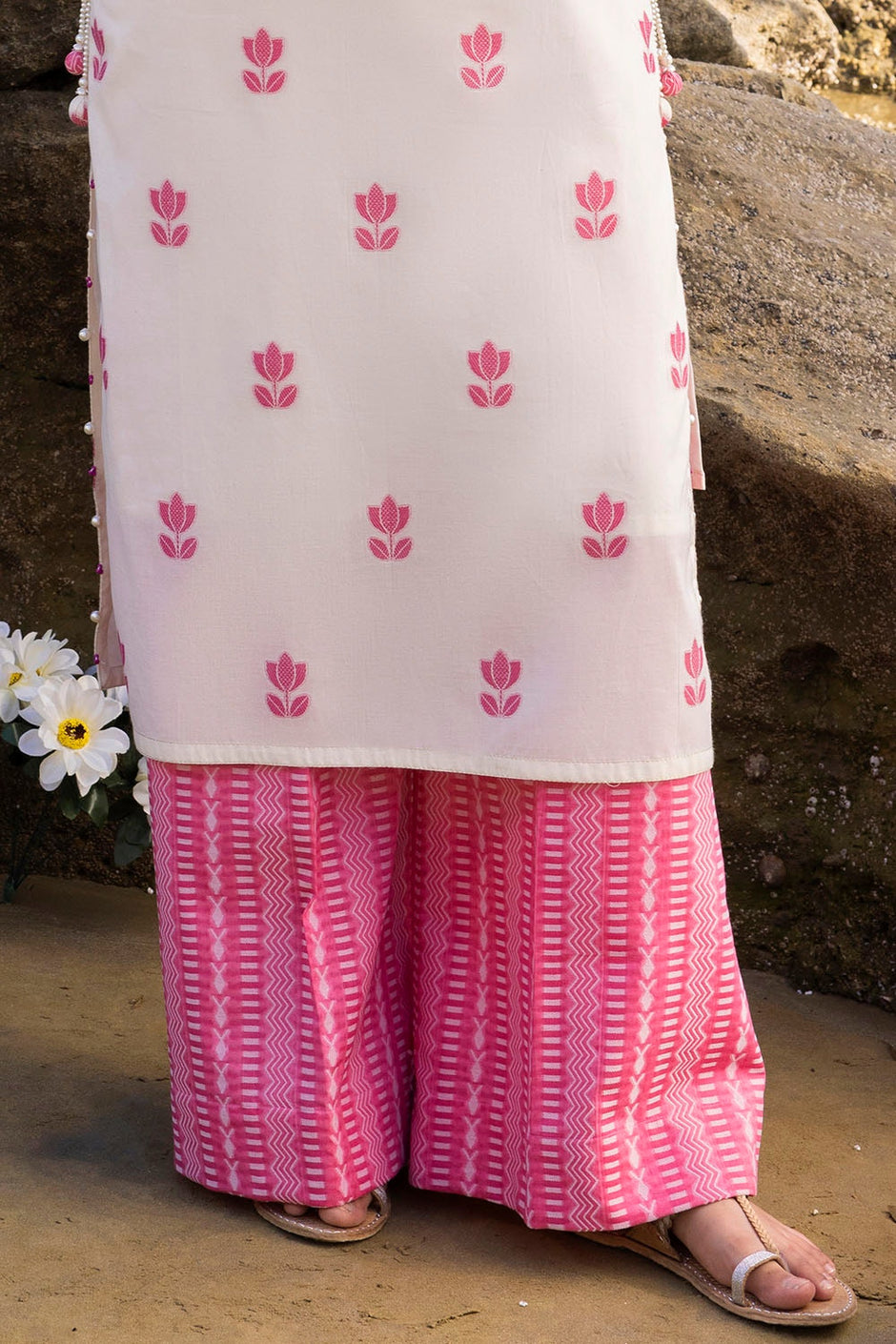 2 Piece Unstitched Jacquard Suit