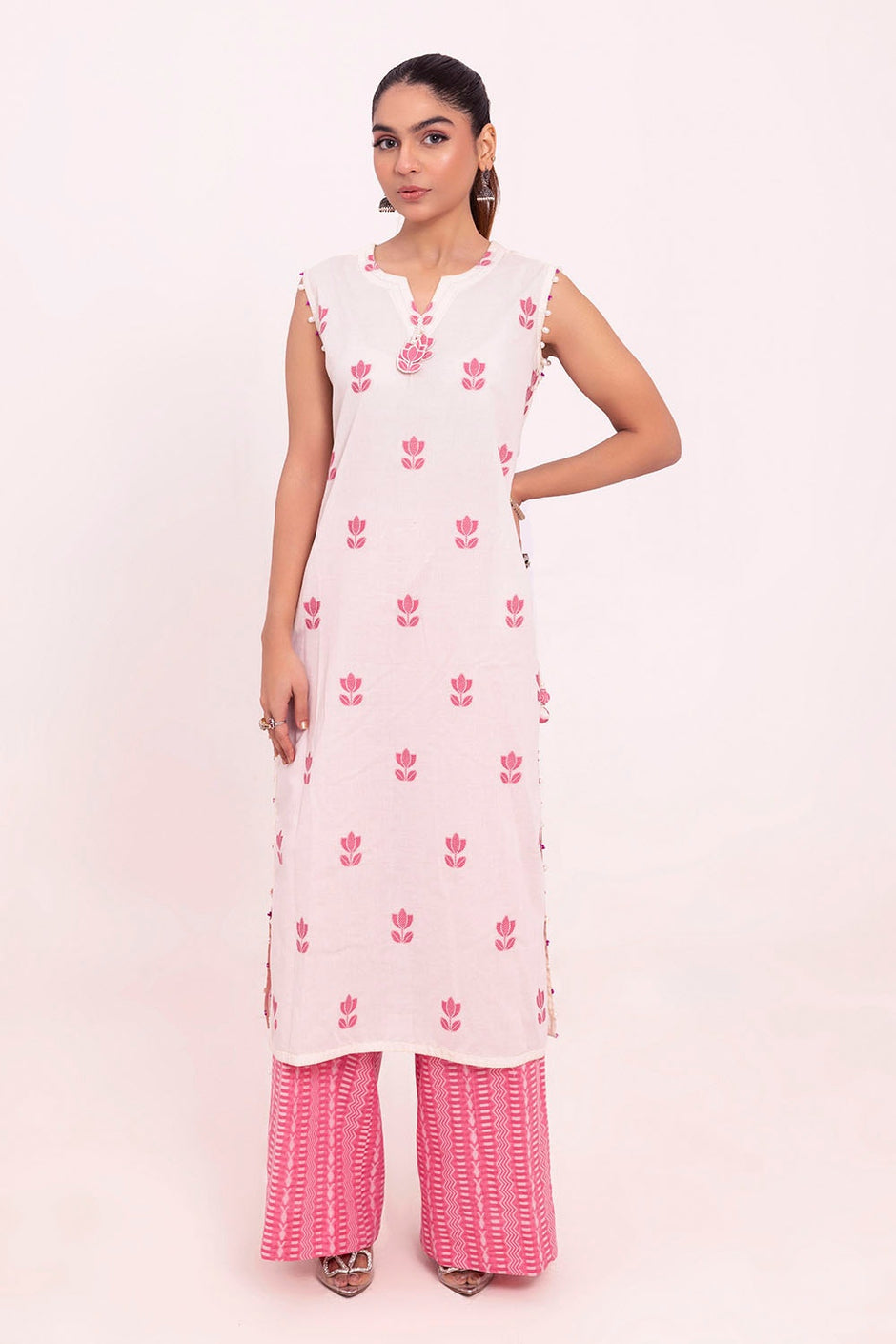 2 Piece Unstitched Jacquard Suit