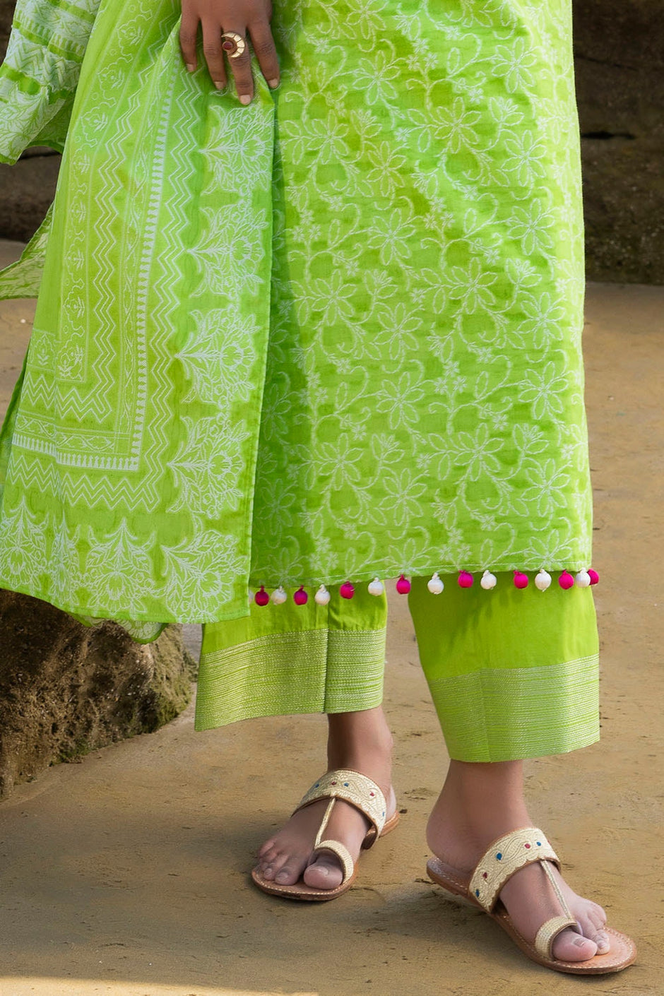 3 Piece Unstitched Jacquard Suit