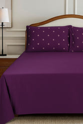 Jewel T-400 Embroidered Bed Sheet Set