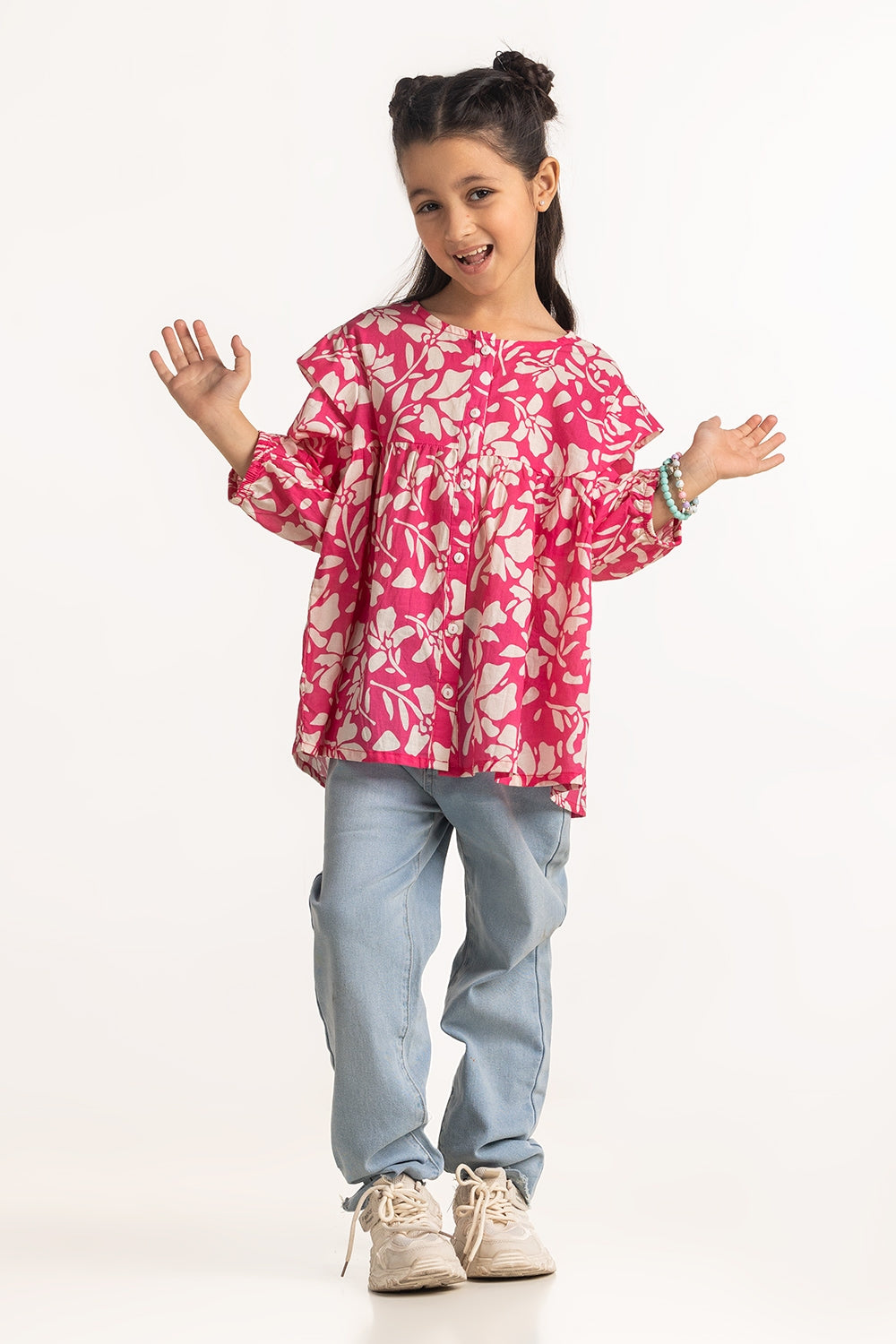 Junior Girls Printed Blouse JG-BLS-SS24-024
