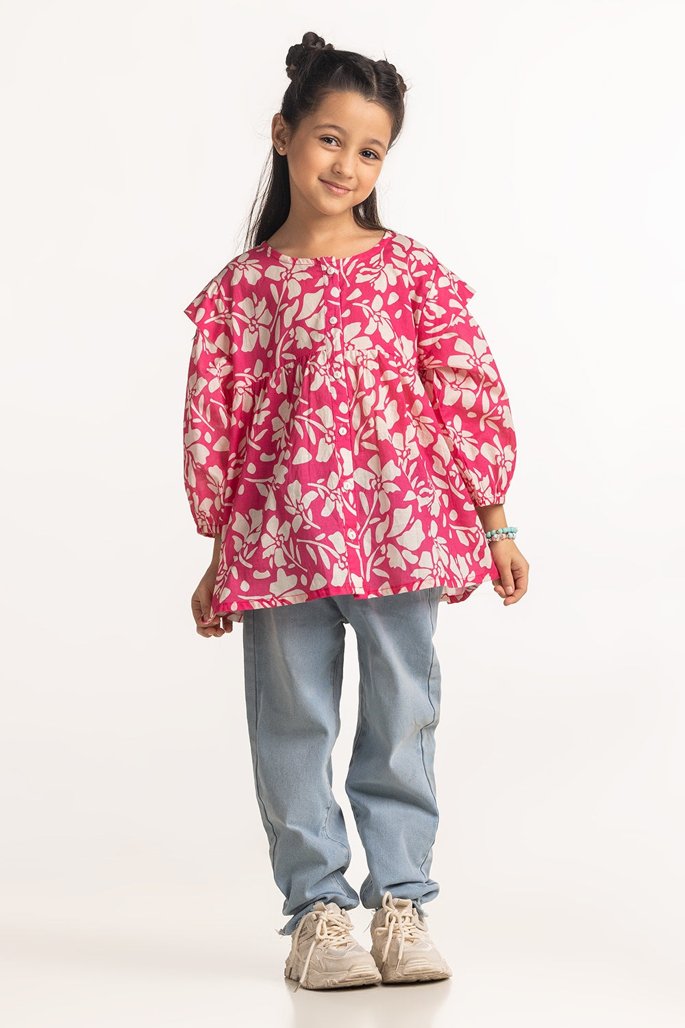 Junior Girls Printed Blouse JG-BLS-SS24-024