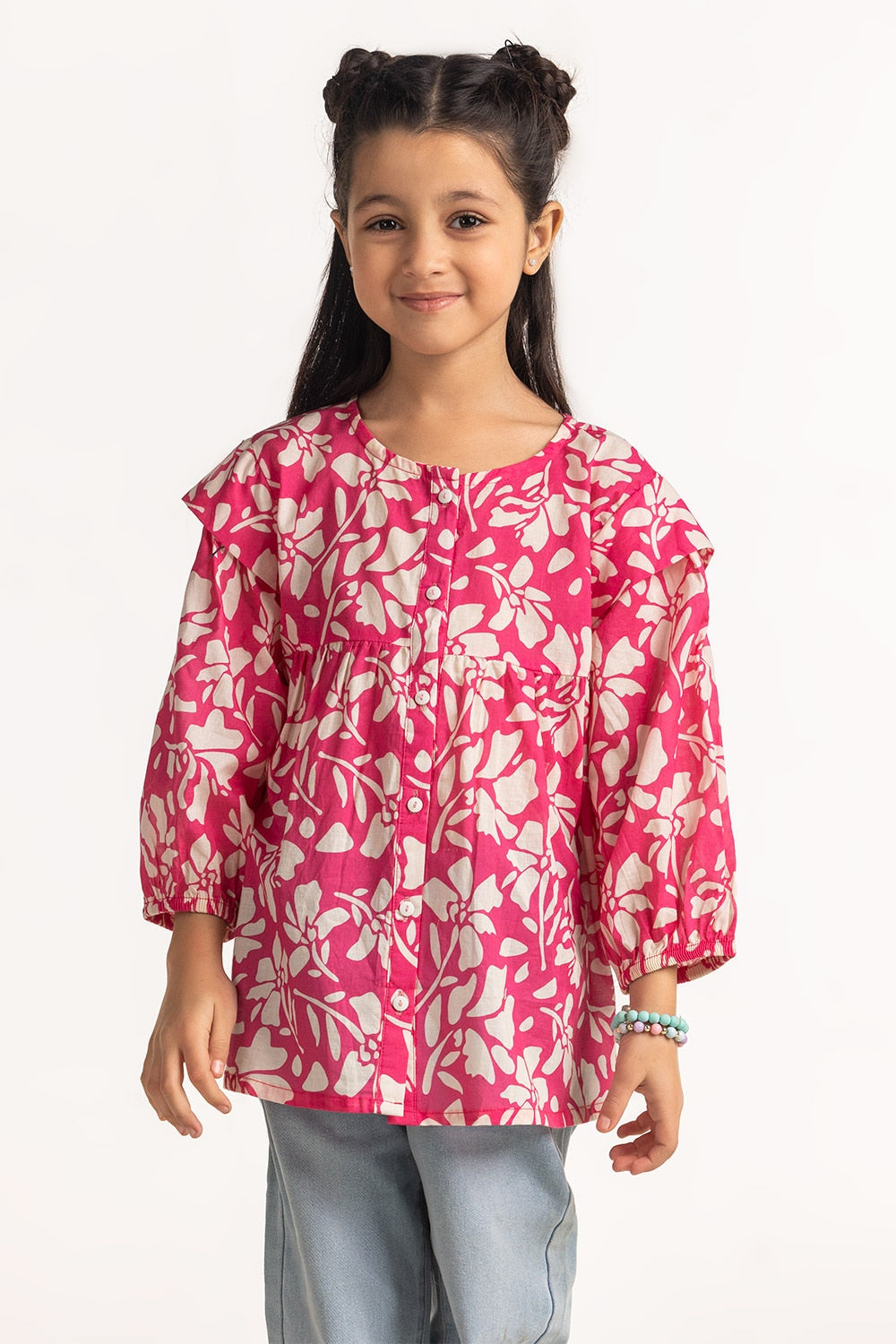 Junior Girls Printed Blouse JG-BLS-SS24-024