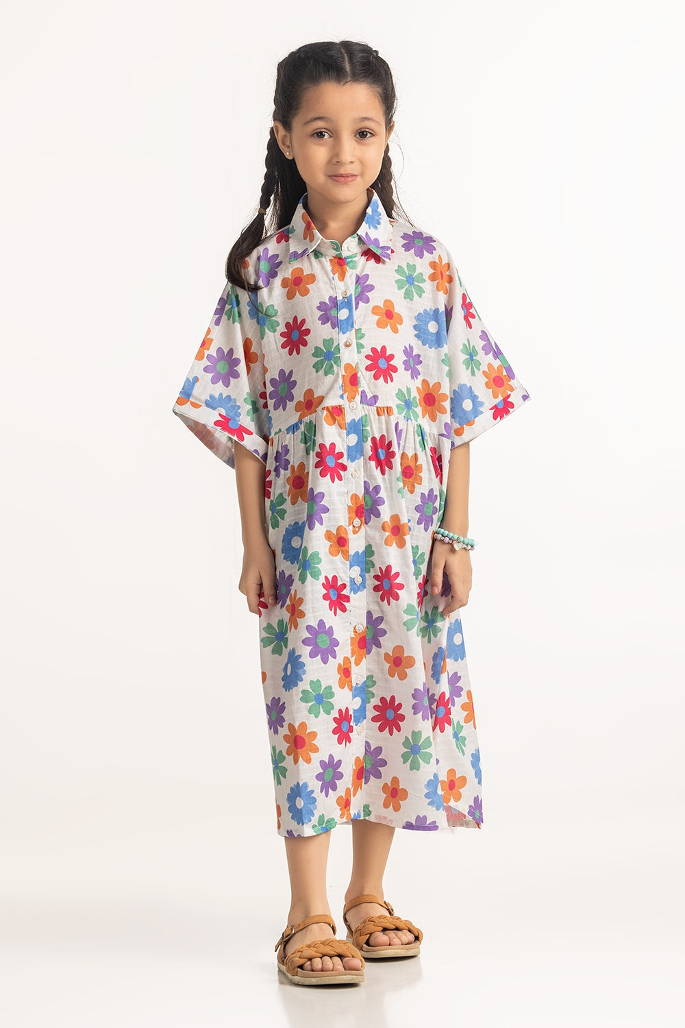 Junior Girls Printed Top JG-DRS-SS24-060