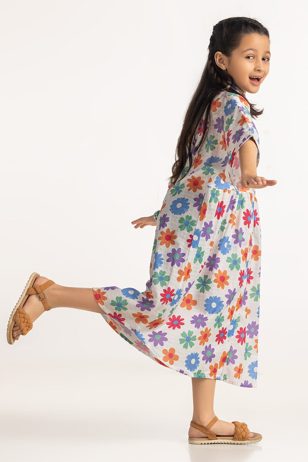 Junior Girls Printed Top JG-DRS-SS24-060