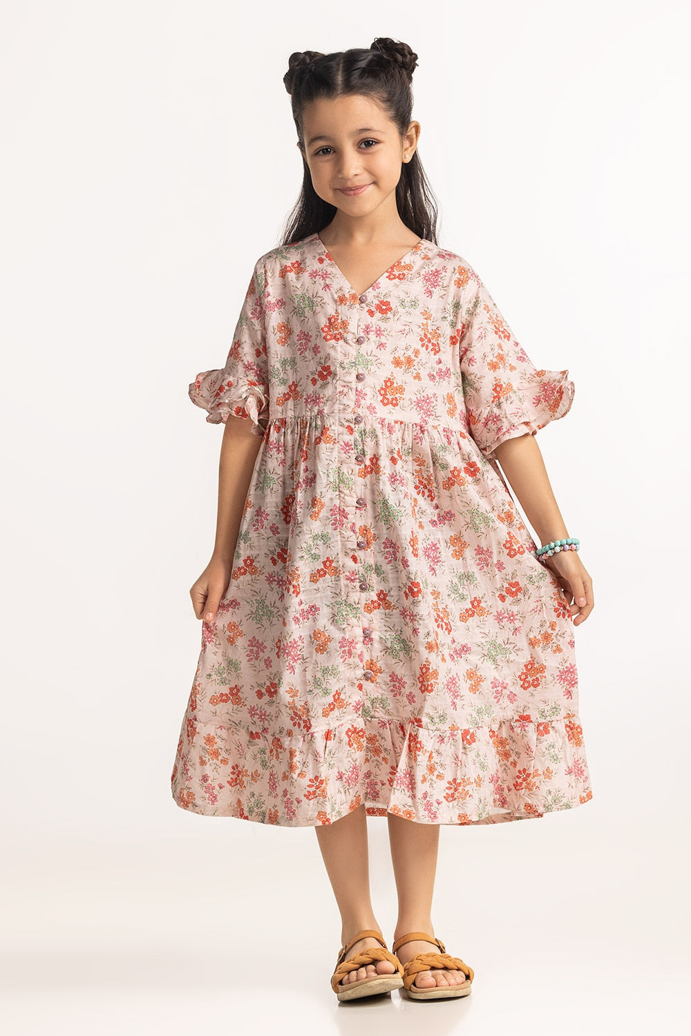 Junior Girls Printed Top JG-DRS-SS24-038