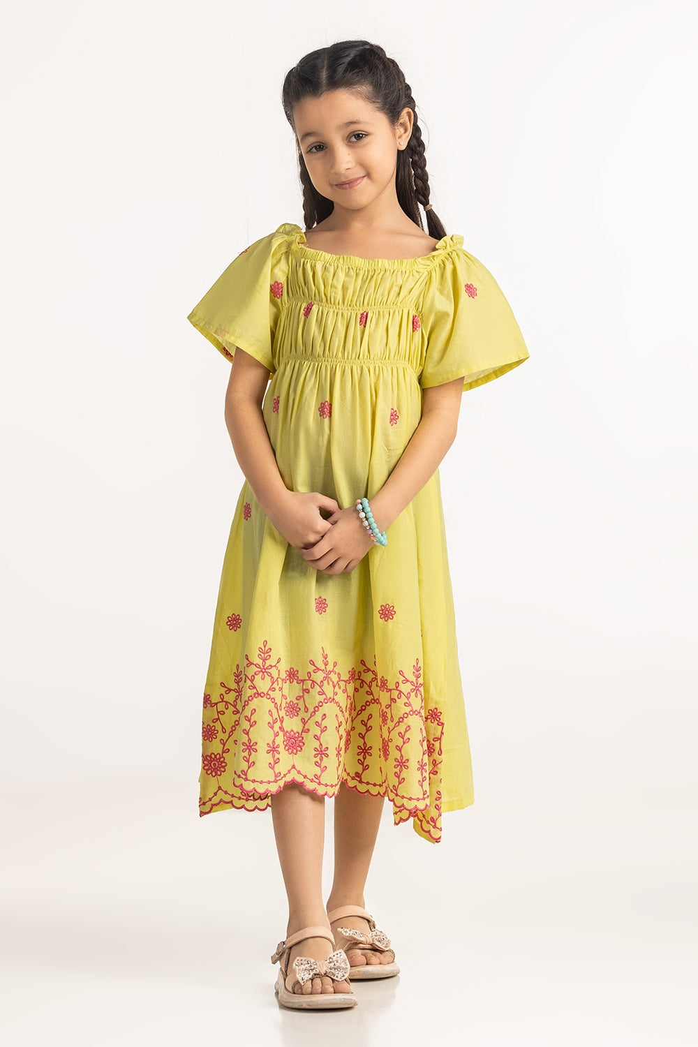 Junior Girls Embroidery Top JG-DRS-SS24-034