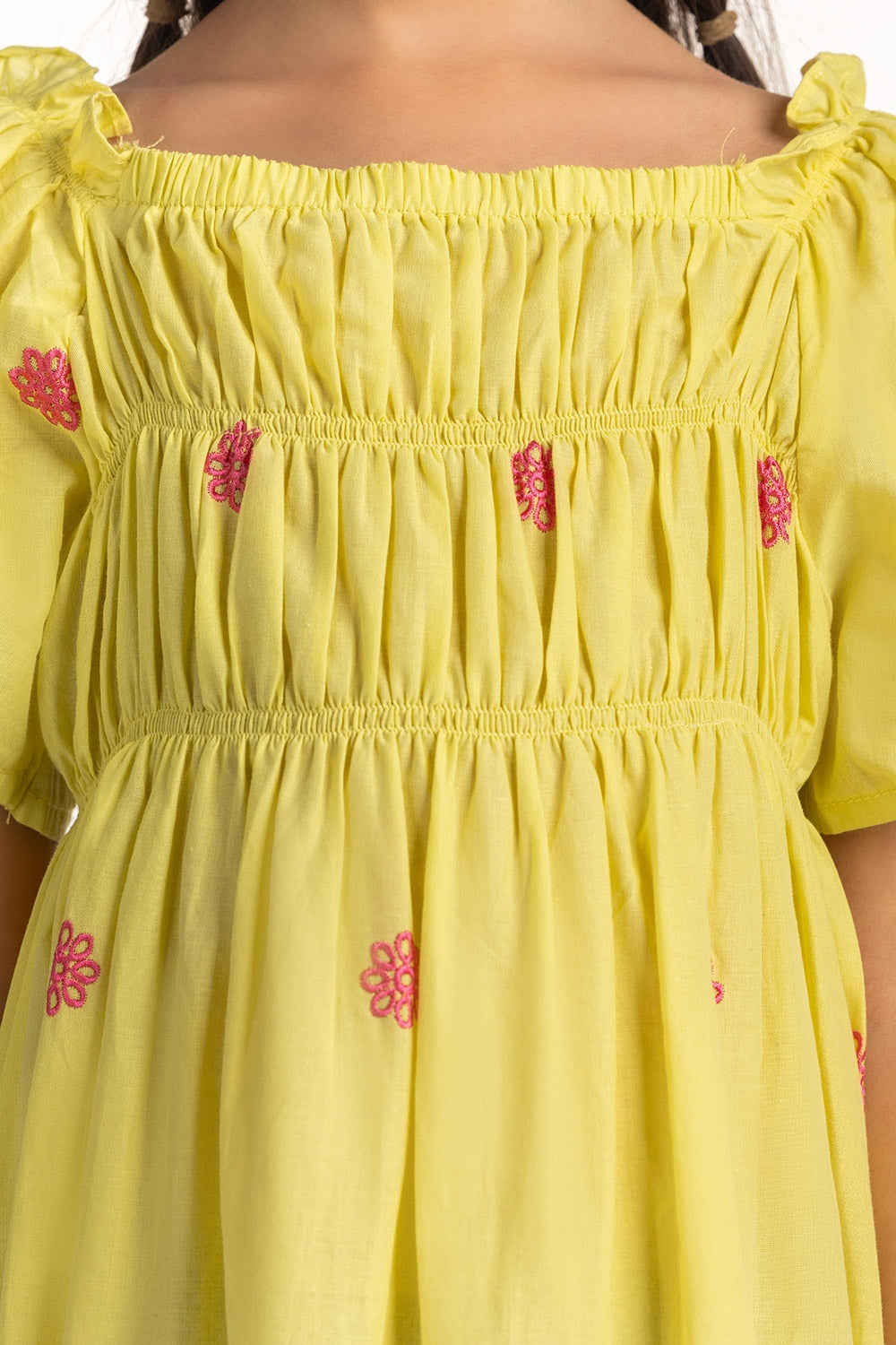 Junior Girls Embroidery Top JG-DRS-SS24-034