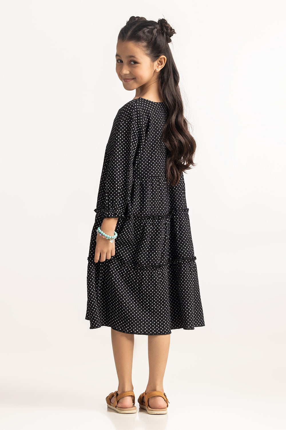 Junior Girls Printed Top JG-DRS-SS24-407