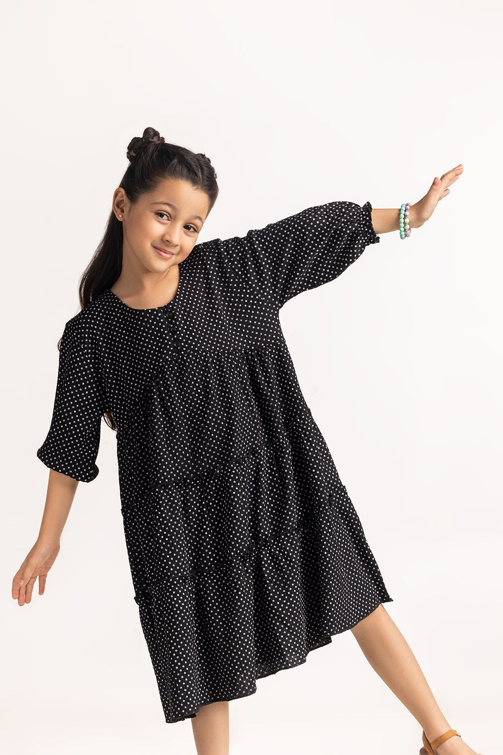 Junior Girls Printed Top JG-DRS-SS24-407