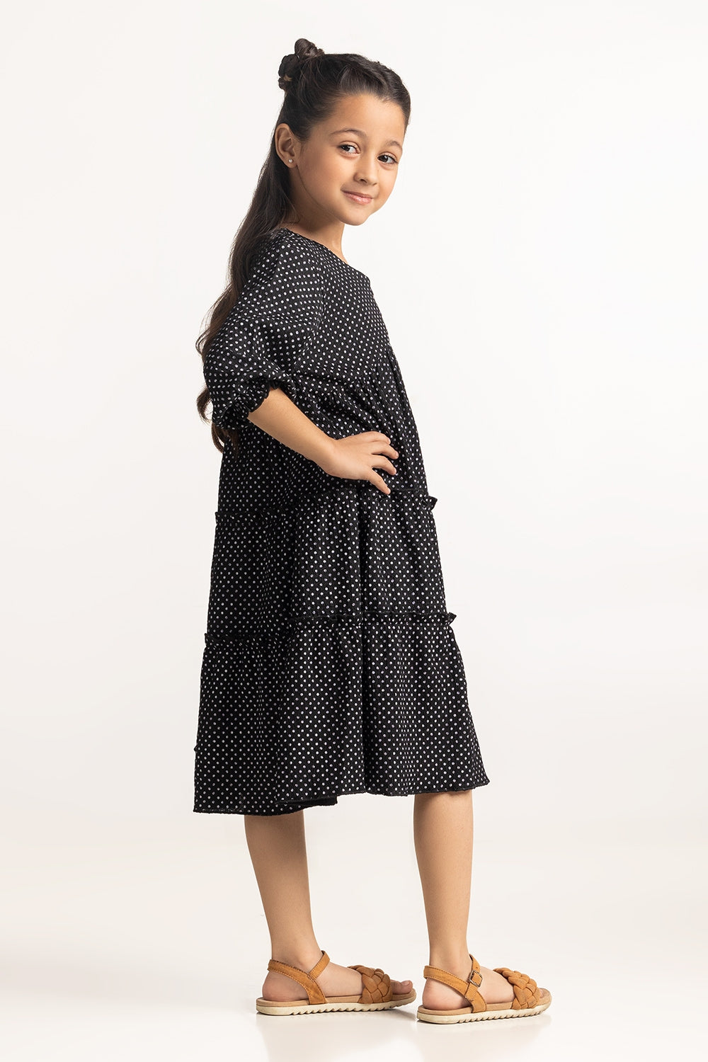 Junior Girls Printed Top JG-DRS-SS24-407