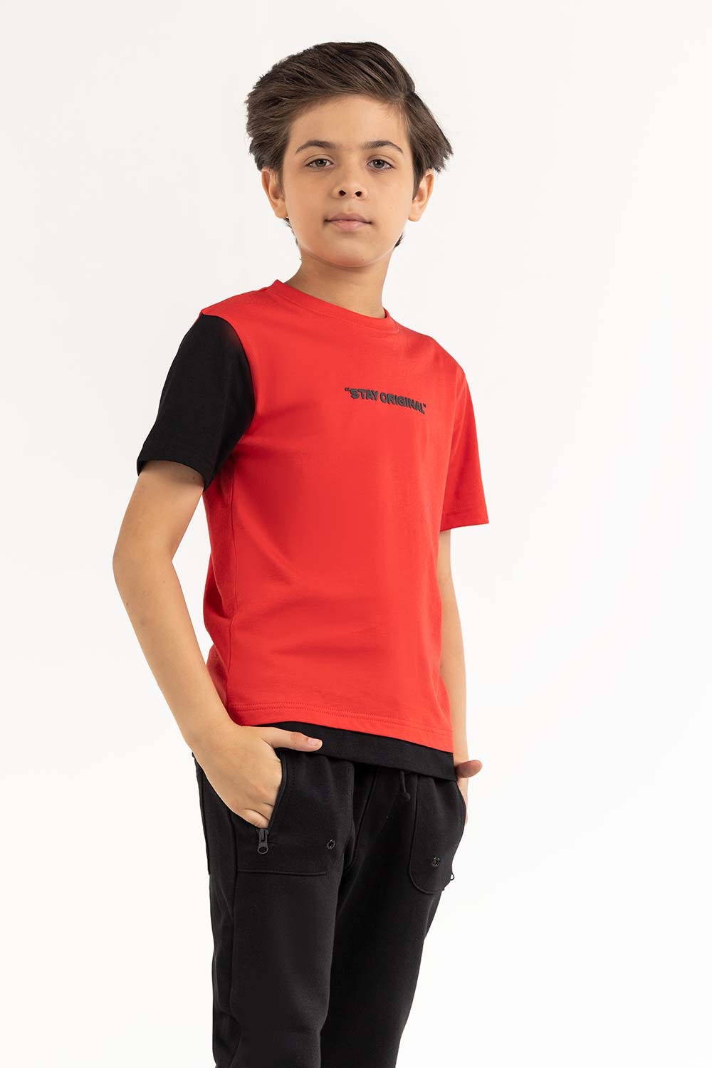 Junior Boy Black Trouser 224-320-005
