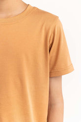 Junior Boy Brown T-Shirt 231-313-001 C