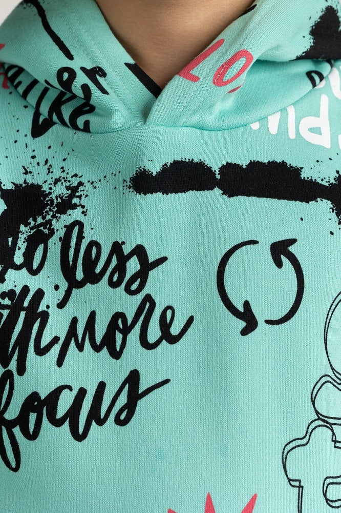 Junior Boy Cascade Printed Sweatshirt 224-312-048