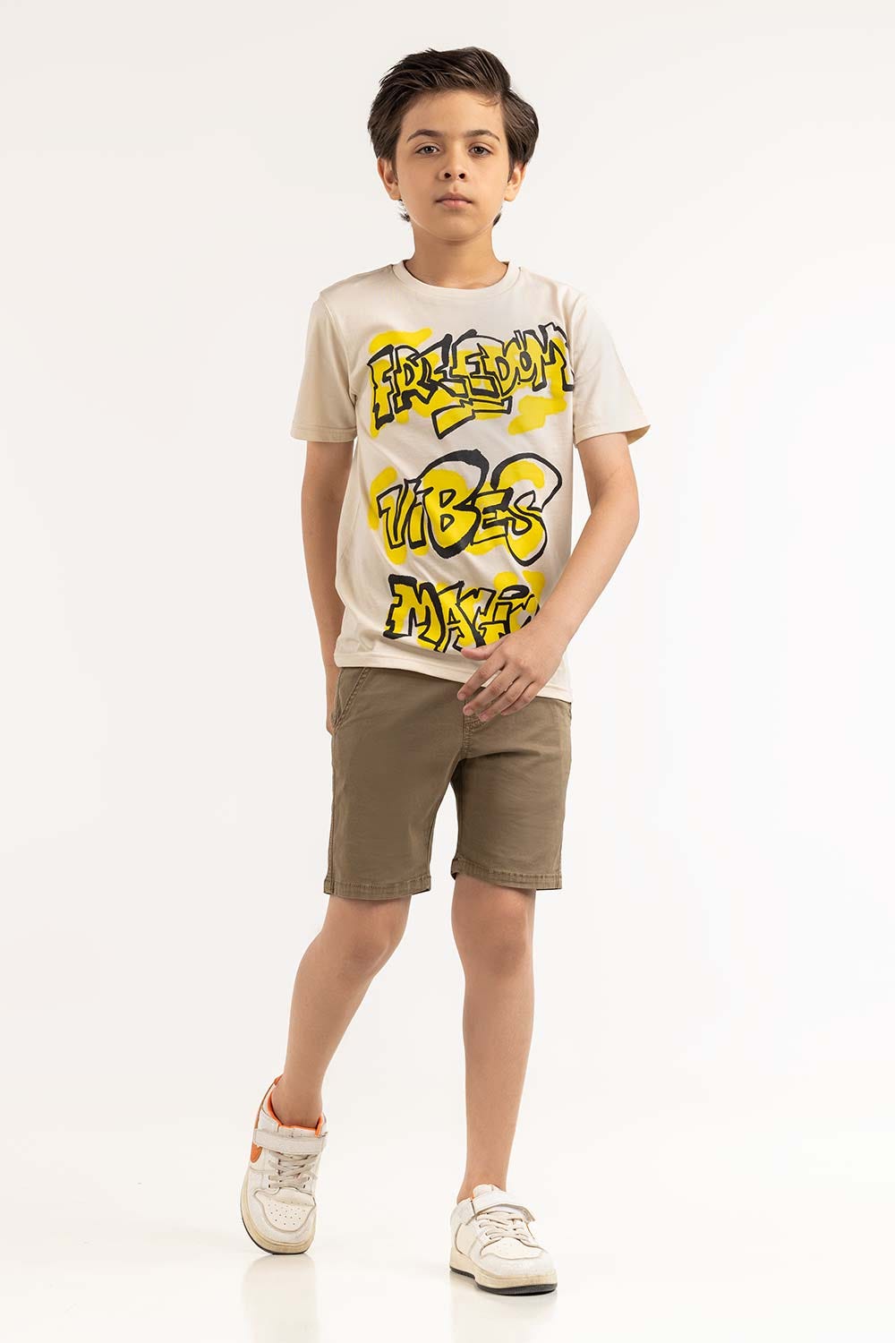 Junior Boy Chalk T-Shirt 231-313-017