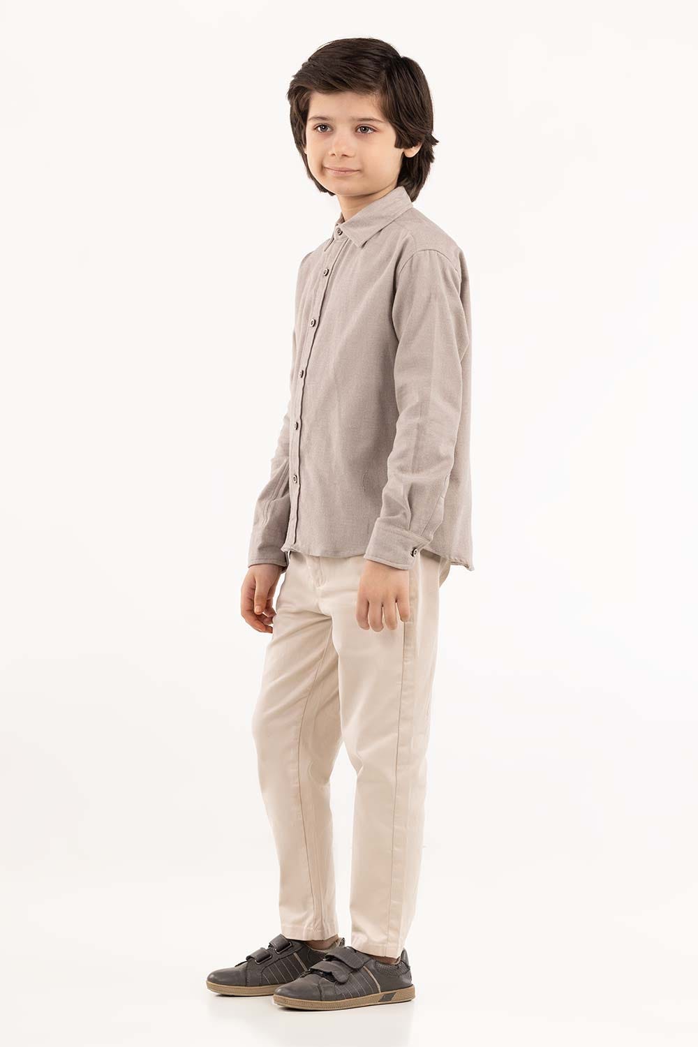 Junior Boy Fawn Casual Shirt 224 -317-022 A