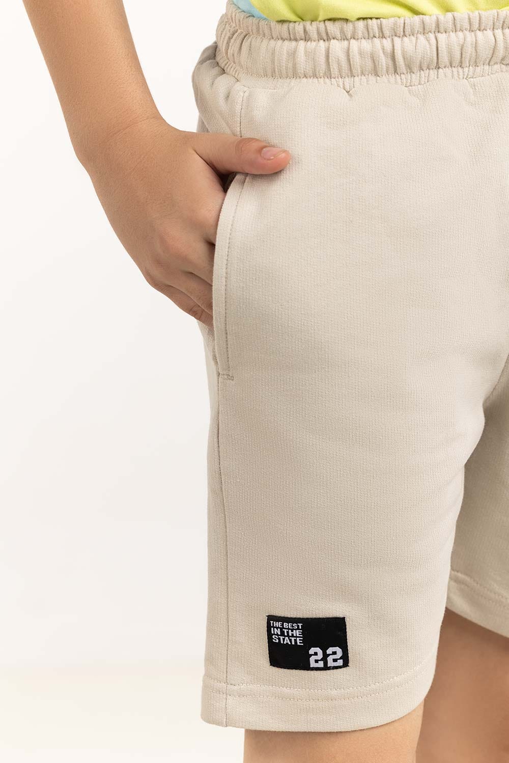 Junior Boy White Short 231-319-006 C