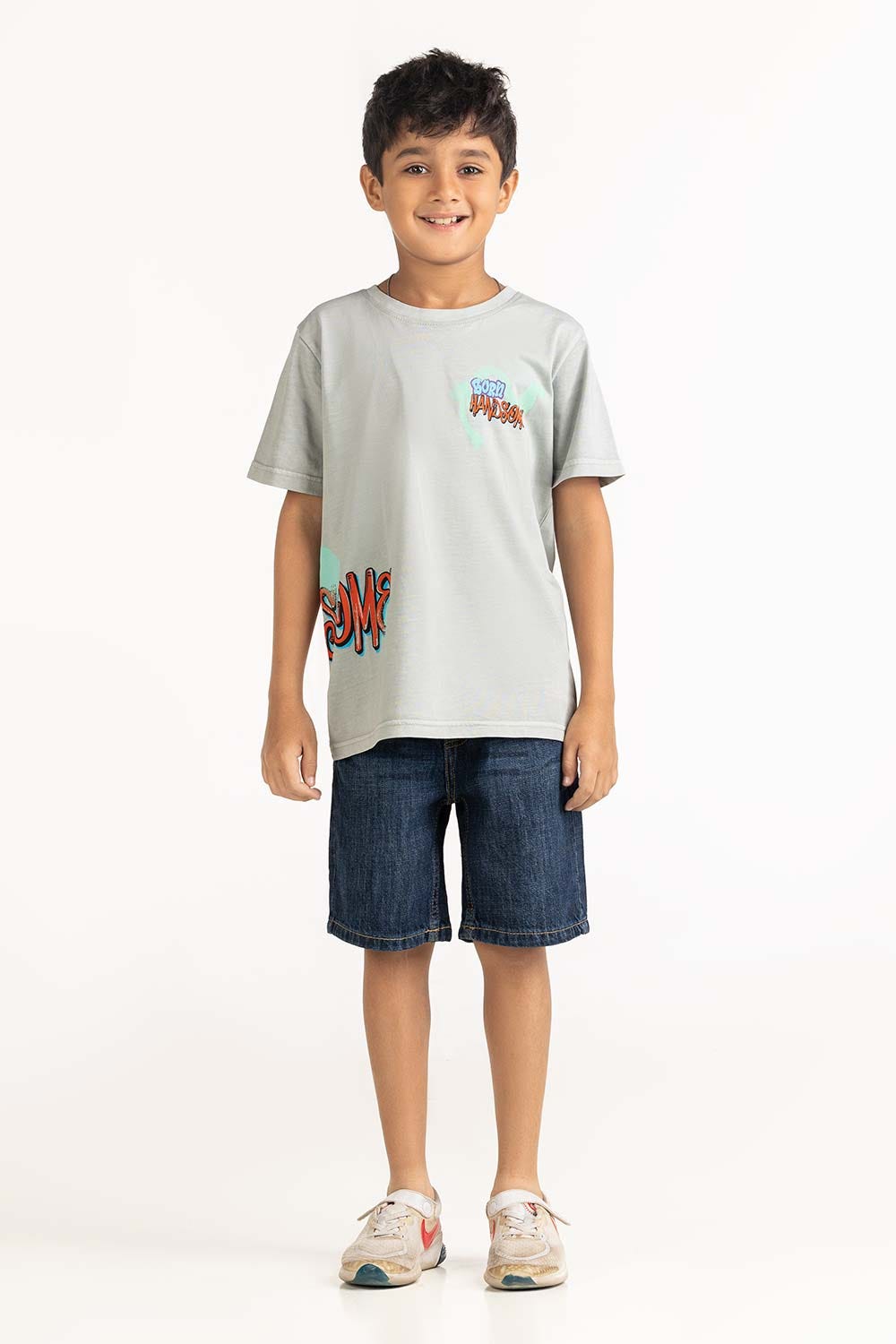 Junior Boy White T-Shirt 231-313-028