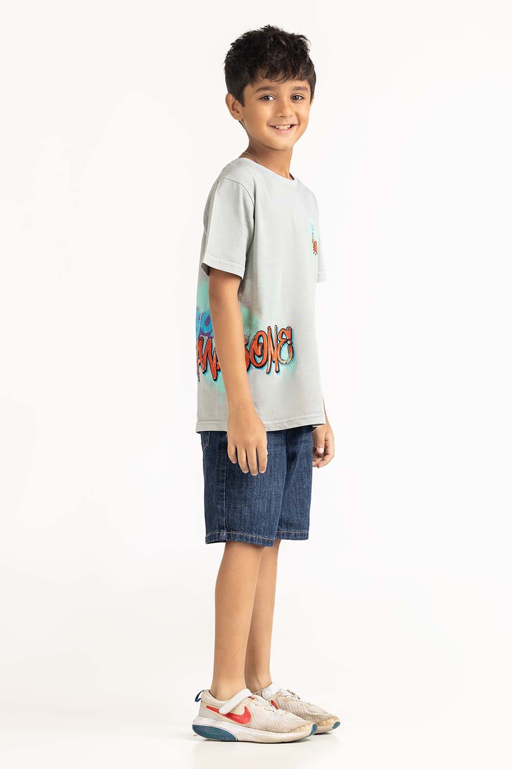 Junior Boy White T-Shirt 231-313-028