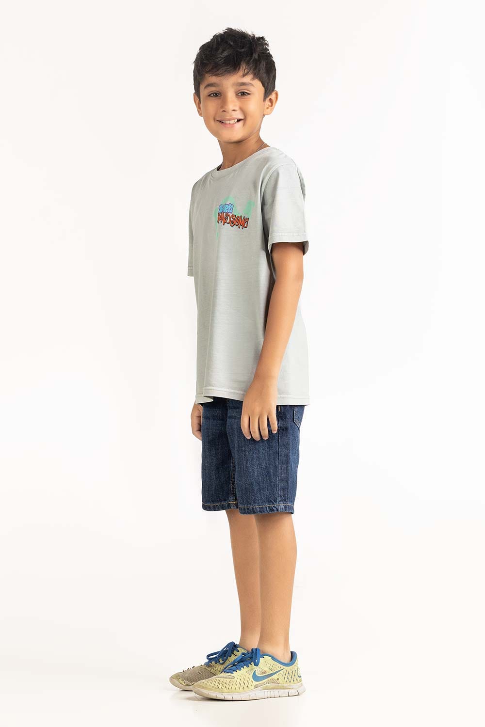 Junior Boy White T-Shirt 231-313-028