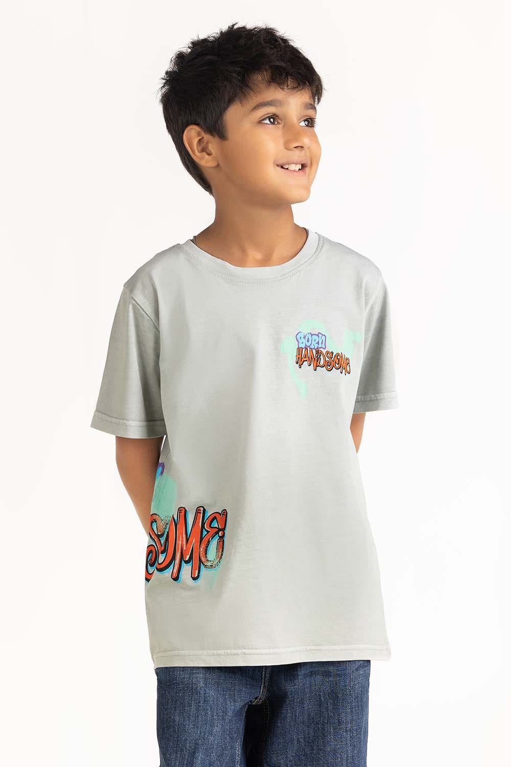 Junior Boy White T-Shirt 231-313-028