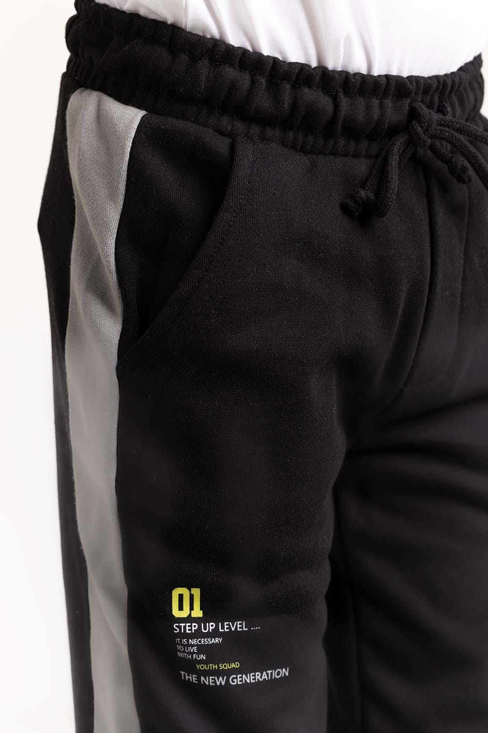 Junior Boy Black Trouser 224-320-002