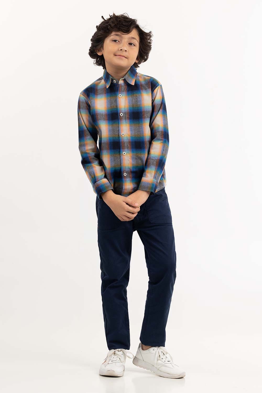 Junior Boy Multi Casual Shirt 224-317-010