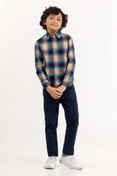 Junior Boy Multi Casual Shirt 224-317-010