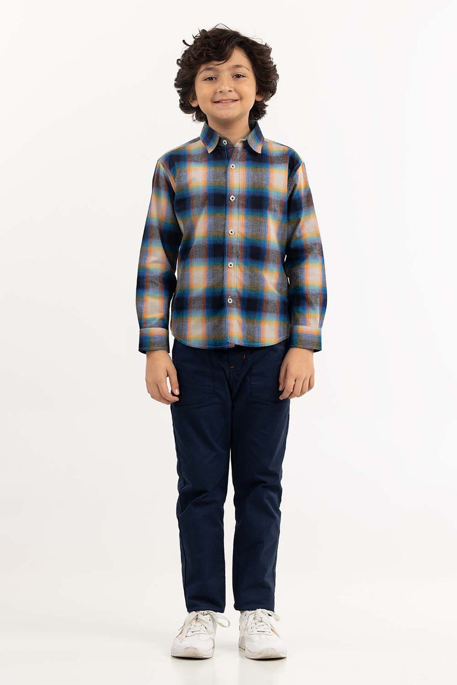 Junior Boy Multi Casual Shirt 224-317-010