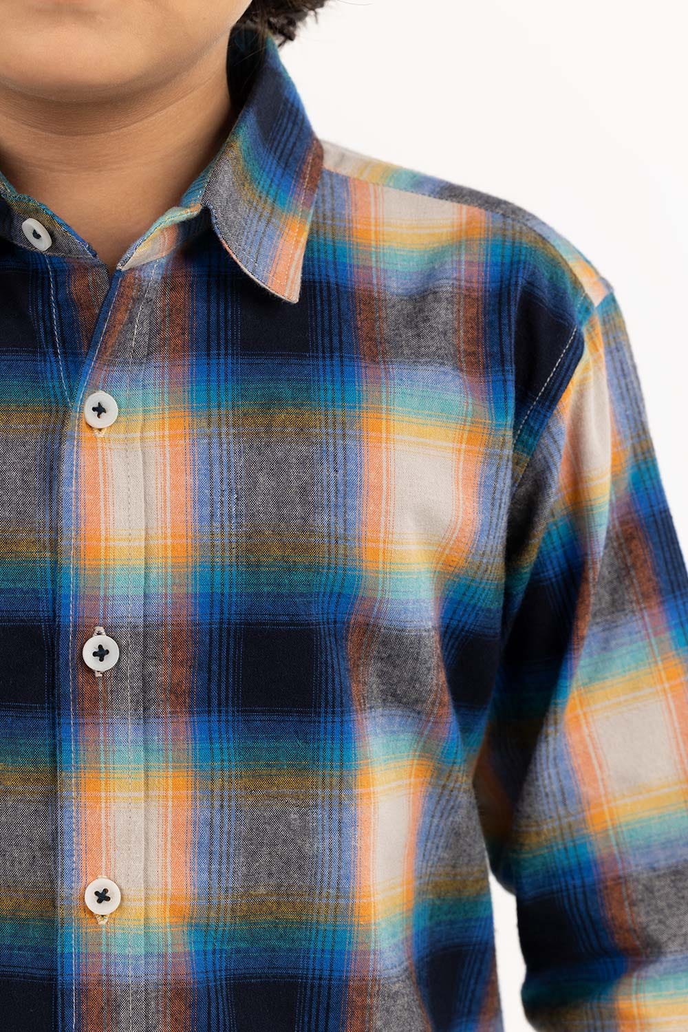 Junior Boy Multi Casual Shirt 224-317-010