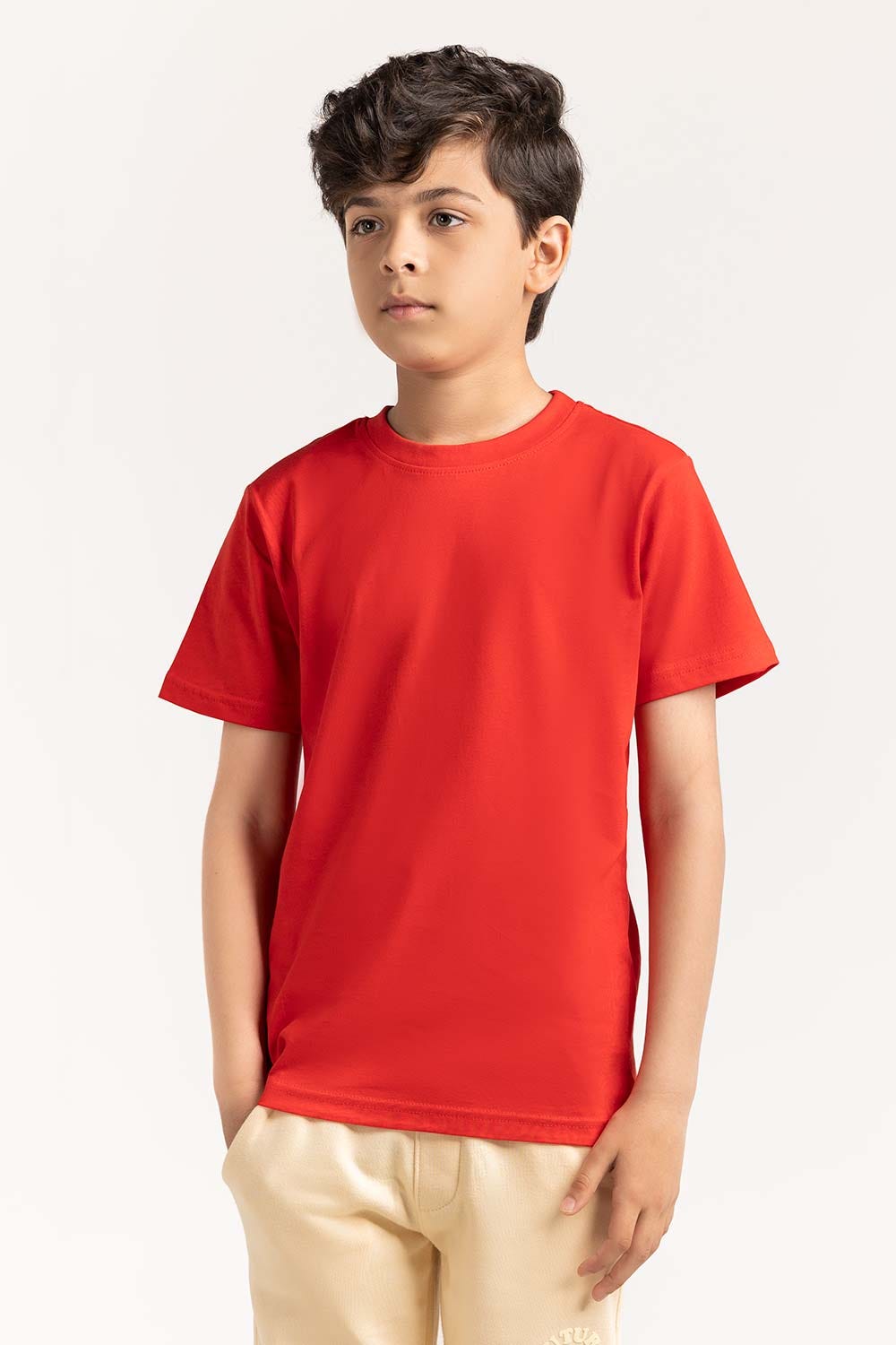 Junior Boy Red T-Shirt 231-313-001 F