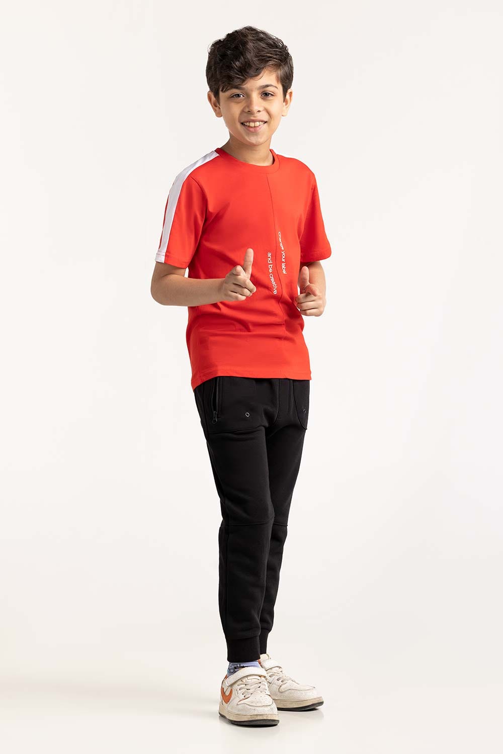 Junior Boy Red T-Shirt 231-313-011
