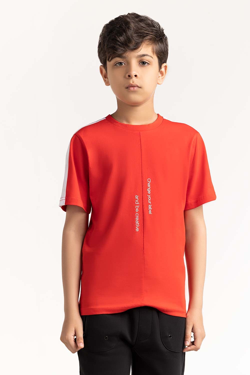 Junior Boy Red T-Shirt 231-313-011