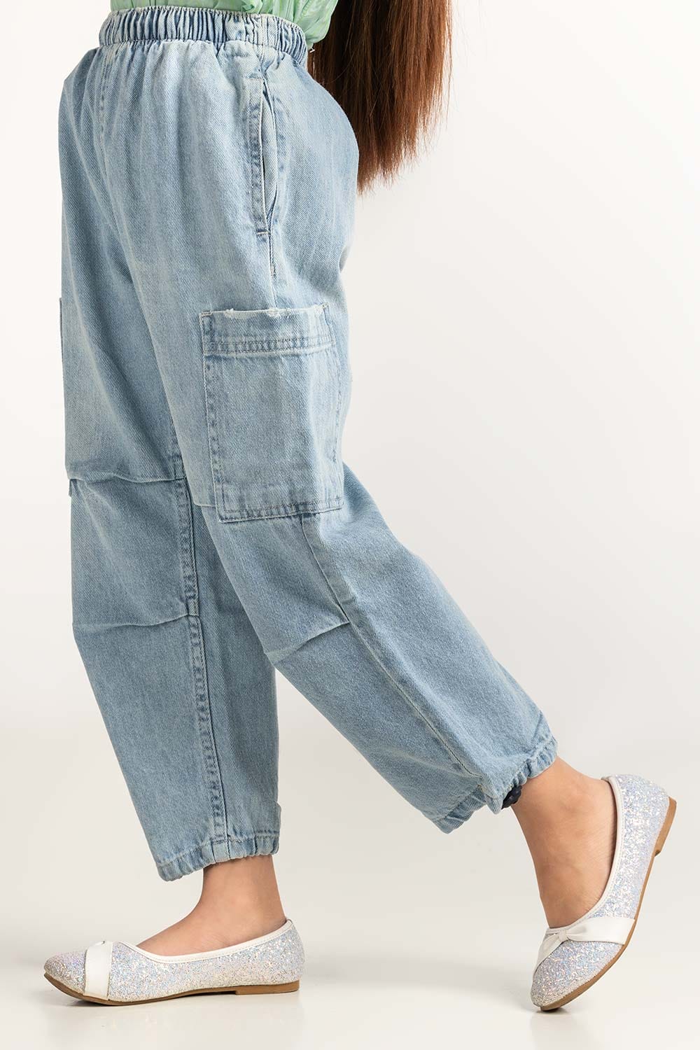 Junior Girl Blue Basic Jeans JG-JNS-WS23-004