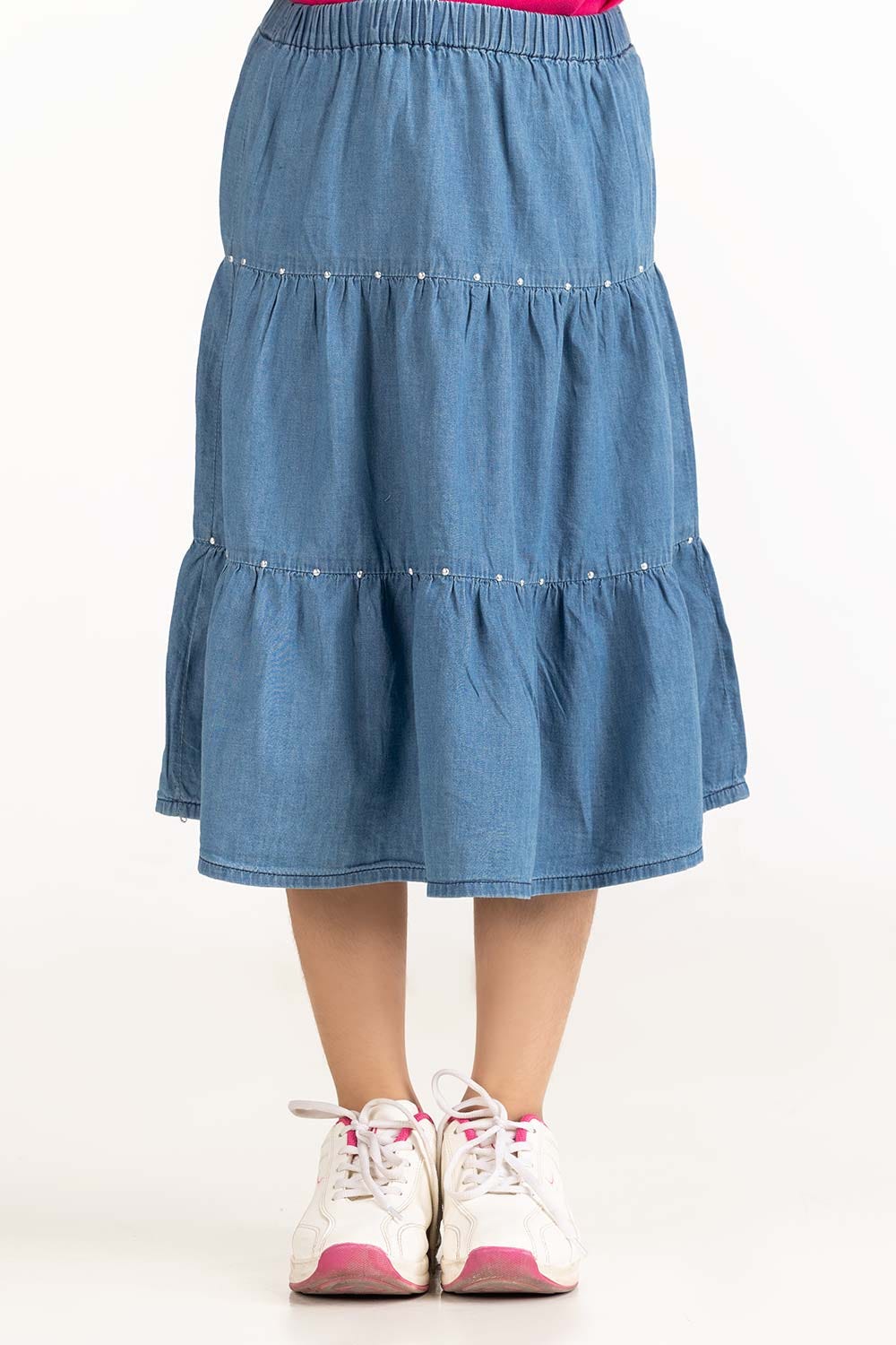 Junior Girl Blue Skirt 231-418-301