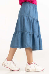 Junior Girl Blue Skirt 231-418-301