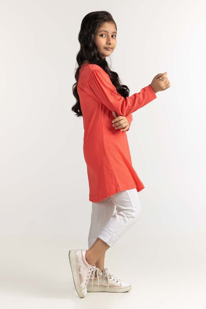 Junior Girl Coral Dress 231-414-055