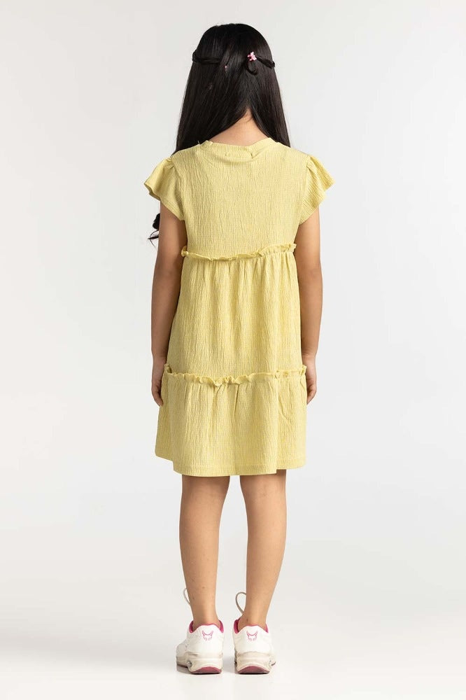 Junior Girl Green Basic Tee 231-414-056