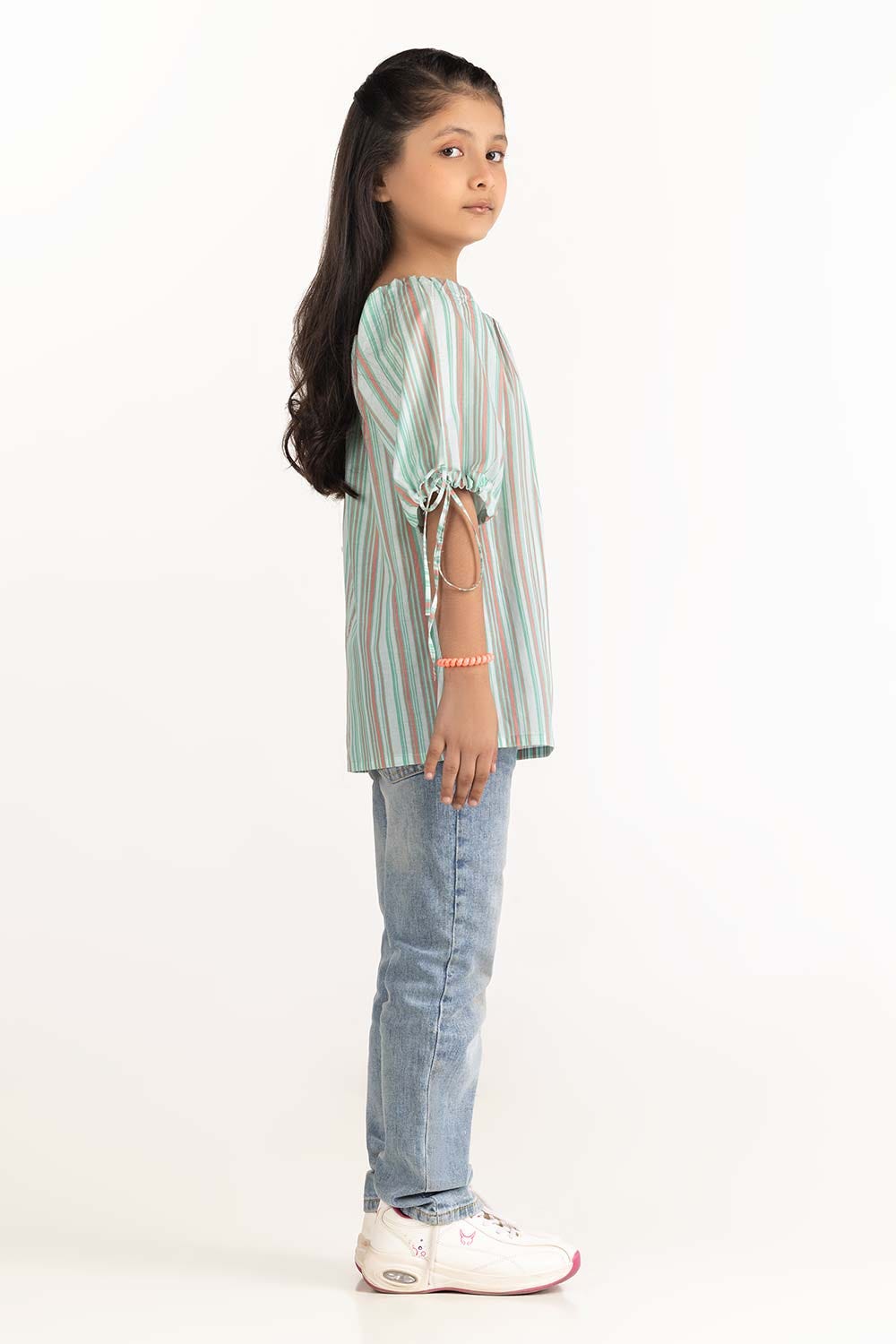 Junior Girl Green Blouse 231-417-310